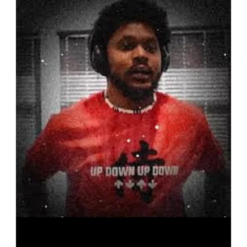 CoryxKenshin Up Down Up Down Official YOUTUBE Tie Dye Shirt Red SZ M Gamer RARE